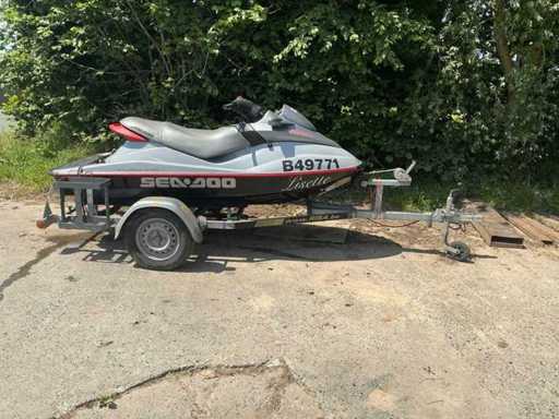 2000 Bombardier Seadoo Watercraft with trailer