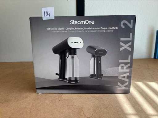 STEAMONE Karl XL 2 Strijkstoommachine, Zwart