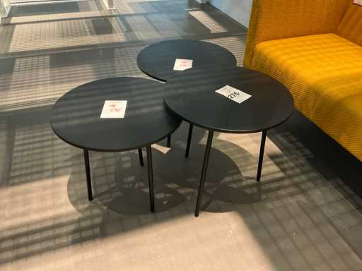 Lensvelt « Rick Minkes » Table d’appoint en ARN set de 3