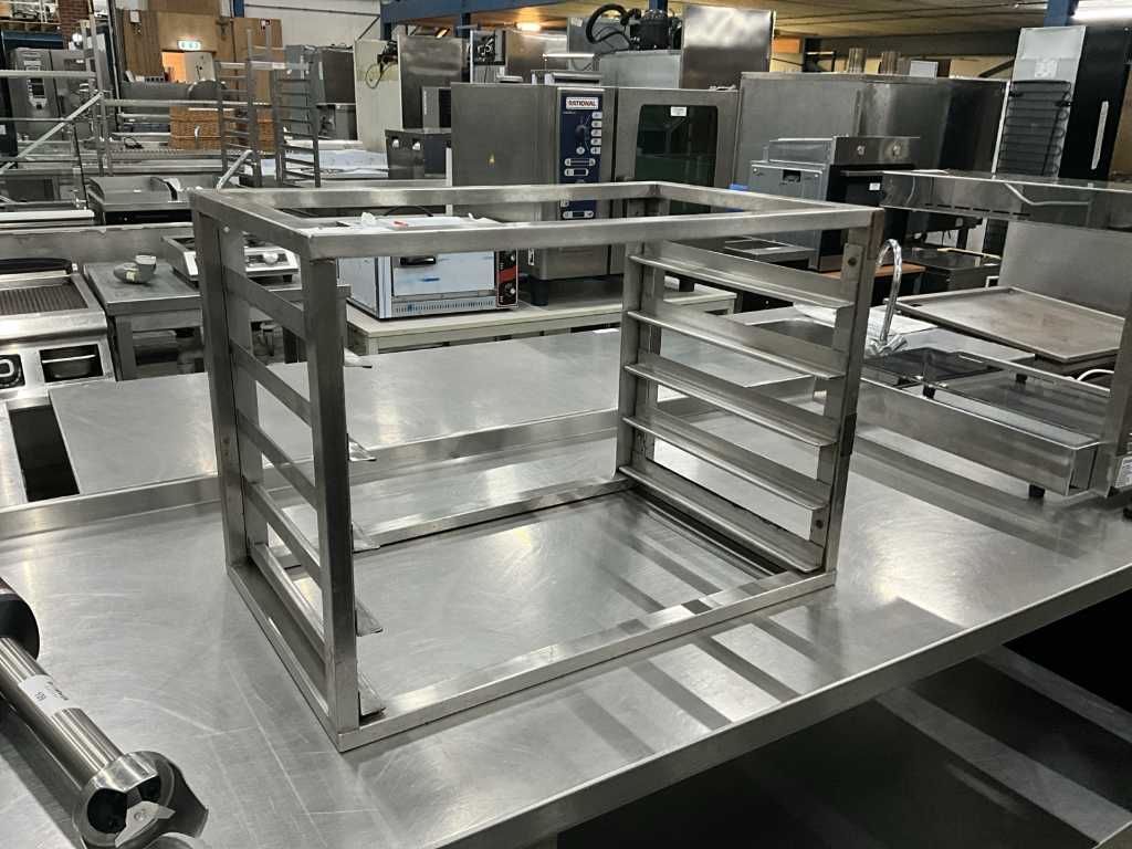 Stainless steel shelf for 60x40 sheets