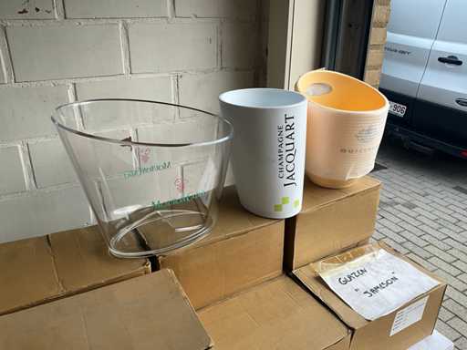 Champagne, red wine ice bucket Wine and drink accessory (7x)