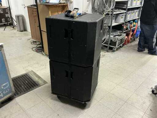 2x Faital 18HP1042 dozen inclusief behuizing (2x)