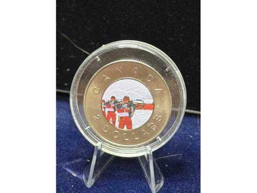 Canada 2 Dollari 2009 a colori