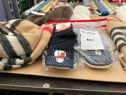 Charge verschiedener Kleidungsstücke.