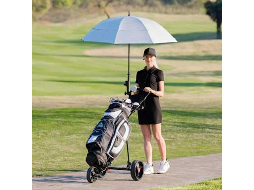 3 Wheel Foldable Golf Cart, Golf Cart with Adjustable Handle