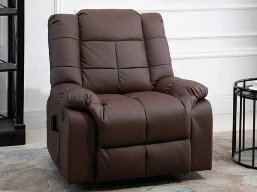 Fauteuil de massage inclinable avec télécommande