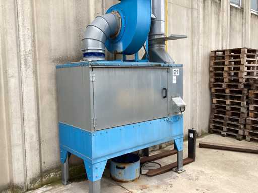 Unité d’échappement des fumées soudées avec filtre