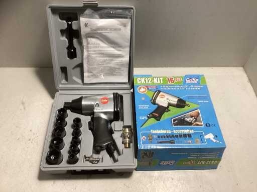 Pneumatische Slagmoersleutel 16 Delig 