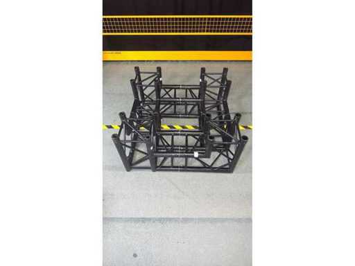 4x PROTRUSS S31 3-WAY CORNER 90° SQ30 BLACK