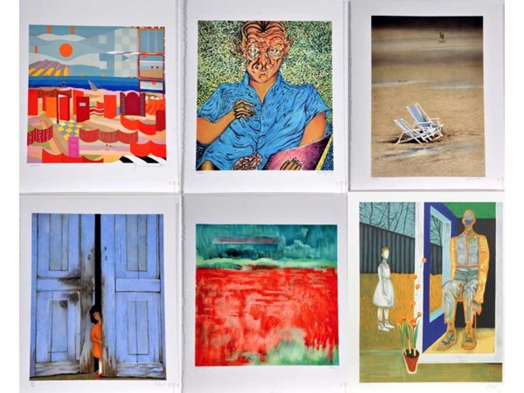 Diverse kunstenaars -Top lot Belgische grafiek - 6 stuks!