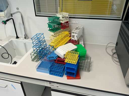 Rekken voor reageerbuizen