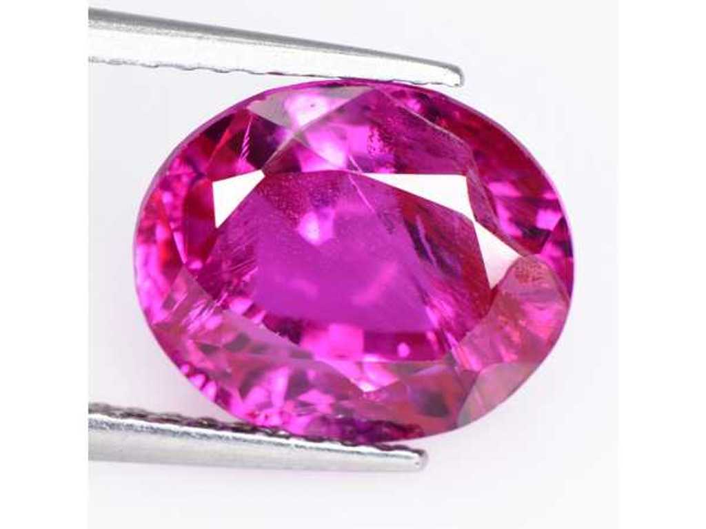 Synthetic Ruby (Red) 5.51 Carat