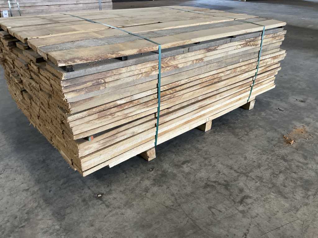 French oak planks approx. 0.707 m³