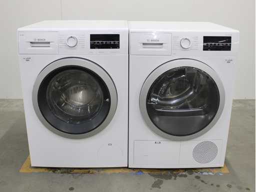 Serie Bosch|6 lavatrice i-Dos AquaStop EcoSilence Drive & 6 asciugatrice