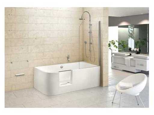 Baie de duș dreapta Knief & Co. cu plasă de baie