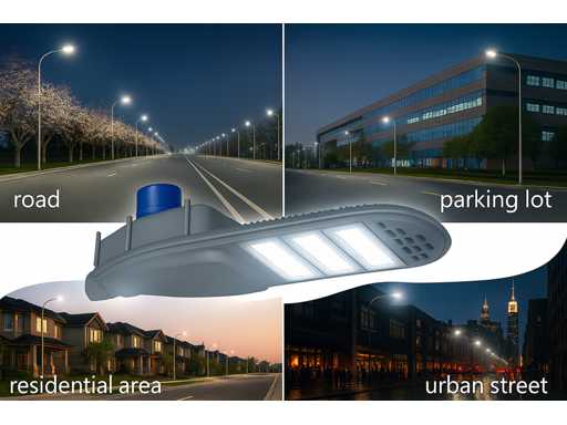 LED Straatverlichting 150W met Sensor – 6500K Koud wit – IP65 Waterdicht – 15.000 lm (x5)