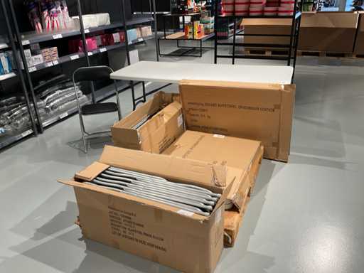 Buffet tables and chairs