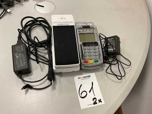 Terminalul de carduri Castles/VeriFone (2x)