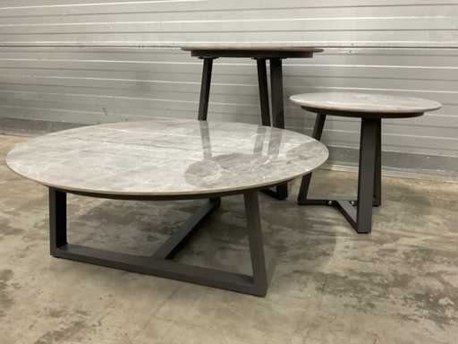 Jakarta Couchtisch Set mit 3