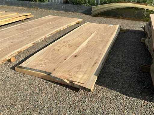 Iepen houten tafelblad