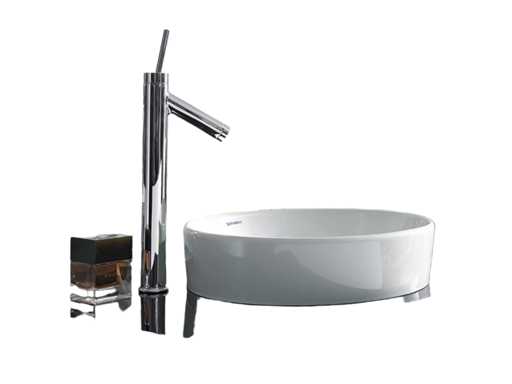 Hansgrohe Axor Edelstahl Einhebel-Hochraummischer Tab - 10129000