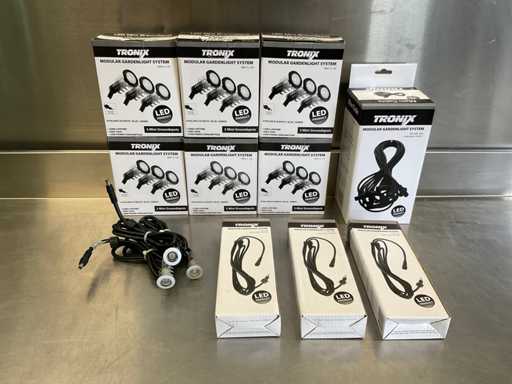 Tronix Mini Modular LED Ground Spots - zestaw