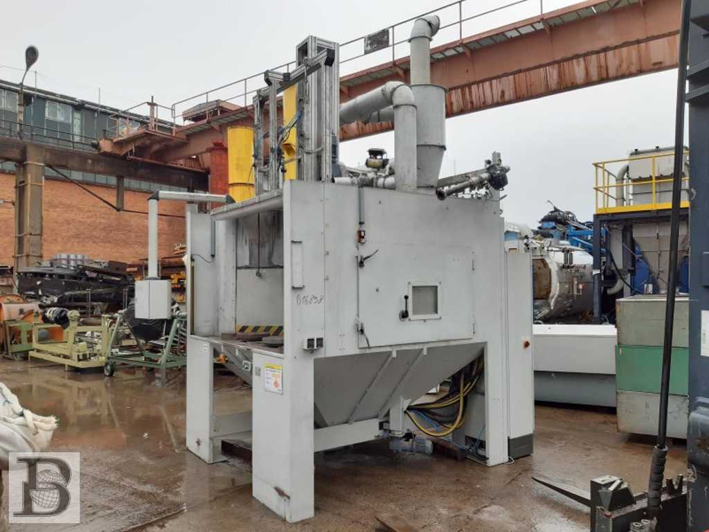 2012 SES ITS-2300 Injector Sandblasting Machine with Rotary Table