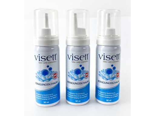 *NOU* Spumă de curățare Visett pentru mâini și corp 50 ml (1000 de bucăți)