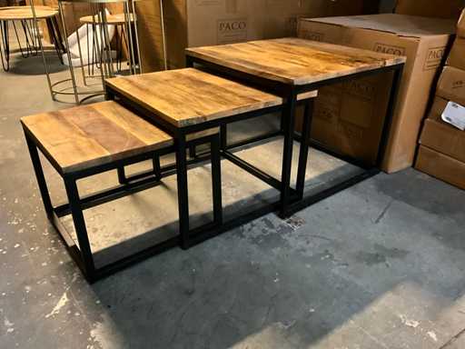 Moins un ensemble de table basse de 3