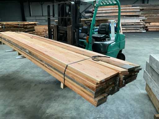 Douglas decking board 400x14x2.4 cm (46x)