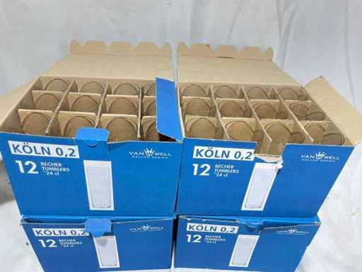 Van Well Cologne - Bicchieri 0,2 (48x)