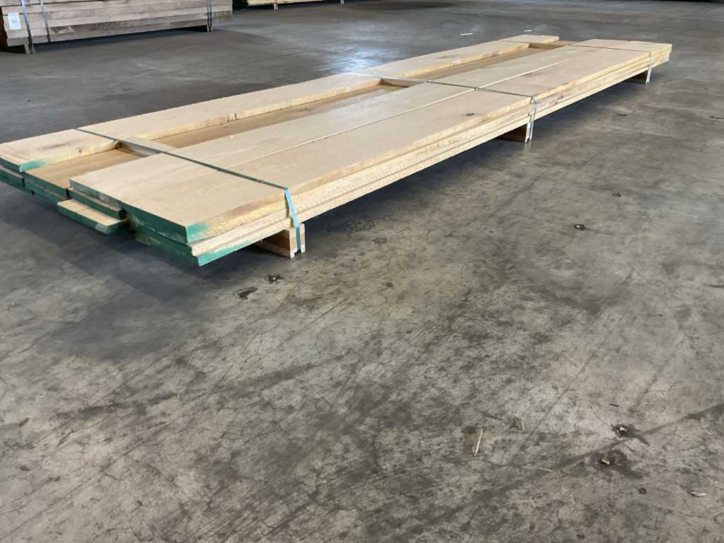 American oak planks pre-planed approx. 0.25 m³