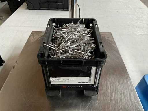 Würth 3.77kg Blind rivet ball head ALU 12.5-16.0/4.8x21 in stackable container