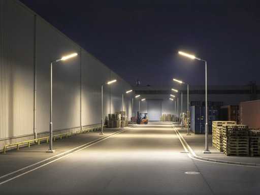 100W 3000K LED Straat verlichtingen Waterdicht kantelbaar(12x)