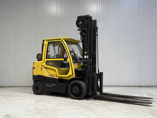 Hyster - 2011 - S7.0FT - Triplex 6,2M, Plateforme Libre, Levier latéral - Chariot élévateur