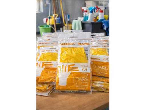 Lot de 800 paire de gants, ménagées, emballé individuellement taille M 