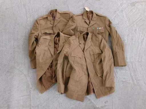 British uniform jacket brown, without buttons (R18) (75x)