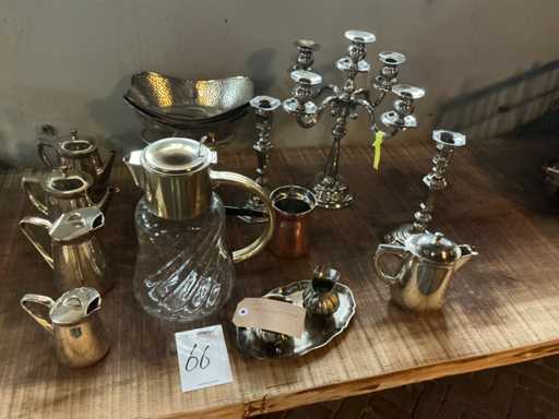 Silver-plated decoration