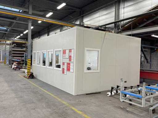 Abnehmbare Büroeinheit 690x500x300cm mit Doppelverglasung + Netzteilen