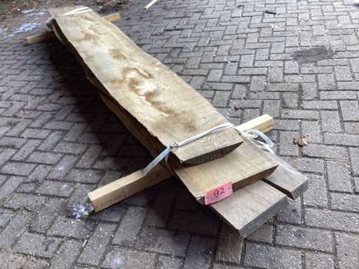 Es KD Oven Dried 3500x430x160 mm Scale (3x)