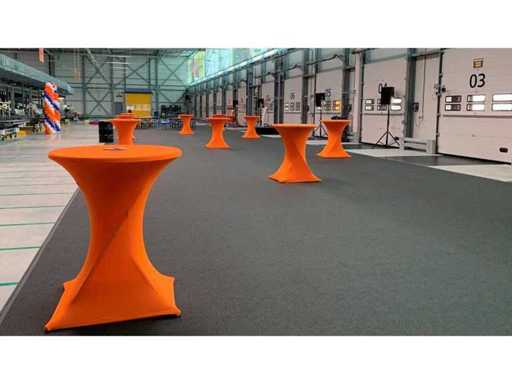 GJ Floors Seam Felt Event Carpet anthracite (6x)