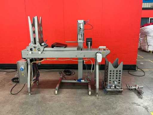 2010 VERBUFA type 51708, stainless steel automatic tray filling system