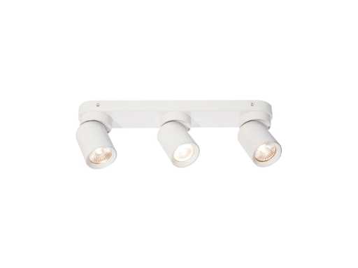 GU10 Surface-mounted spot Fixture triple rotatable(4x)