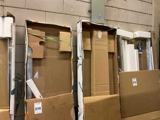 Niche de porte battante Novellini 2 parties 103-107 cm