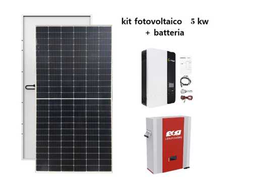 GROWATT 5kW Photovoltaik-Kit mit Speicher