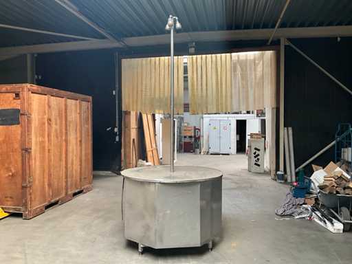 Dusche aus Edelstahl