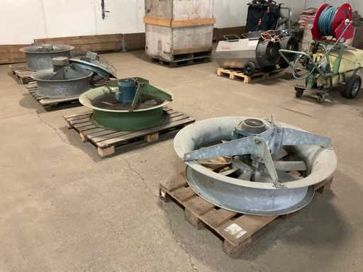 Ventilatore per asciugare il muro (5x)