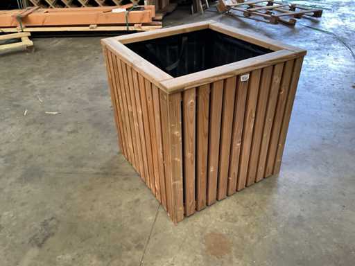 Garlux-Fichten-Blumenkasten imprägniert – 59x59x60 cm (2x)