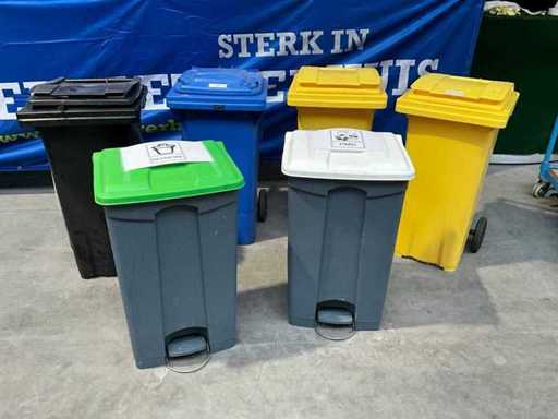 Diverse Afvalcontainers (6x)