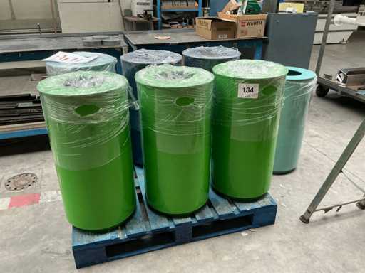 Benito Metal design trash can (7x)